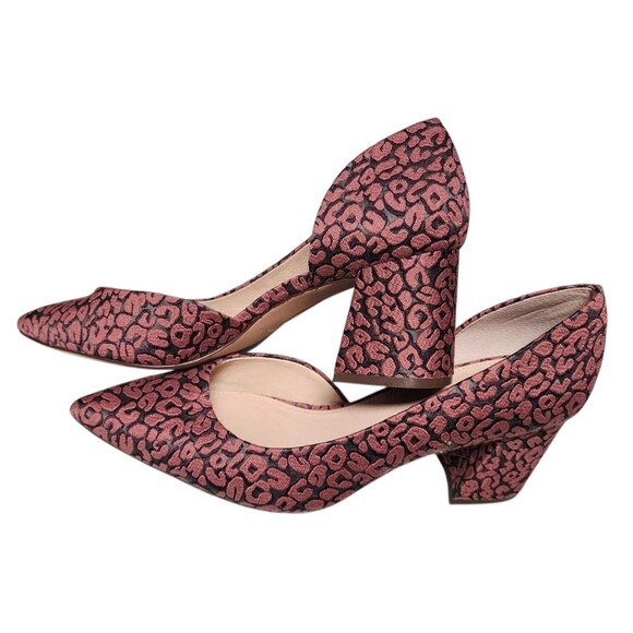 Louise et Cie JOLON Pointed Toe Block Heel Pumps Shiraz Multi Pattern Size 9.5 - Picture 5 of 8